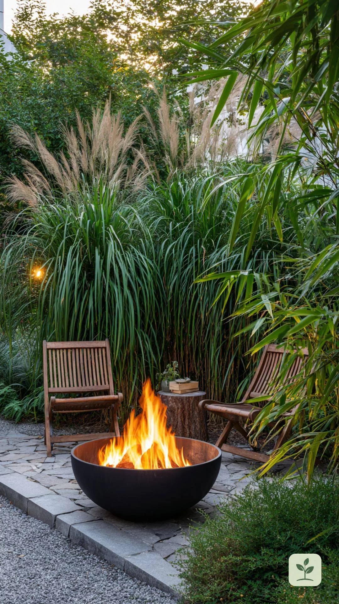 feuerschale-sichtschutz-graeser-garten