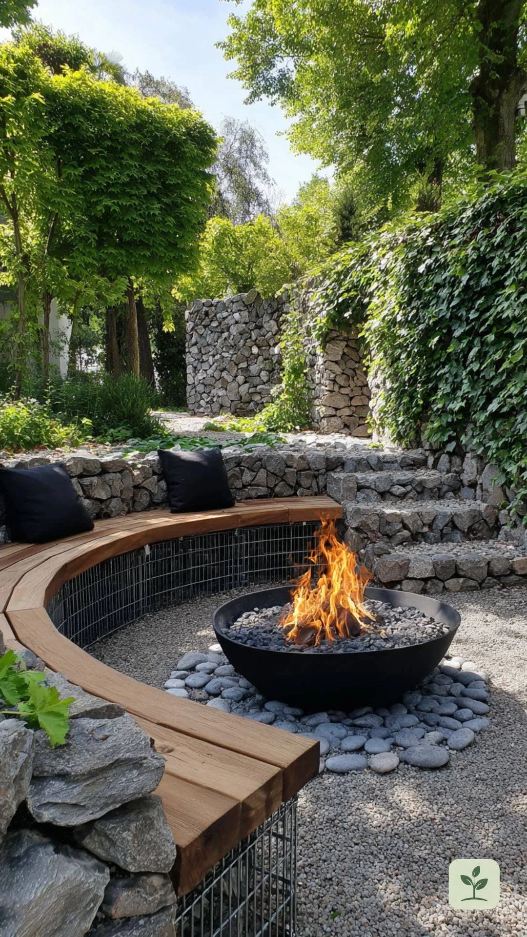 gabionen-sitzbank-feuerstelle-garten