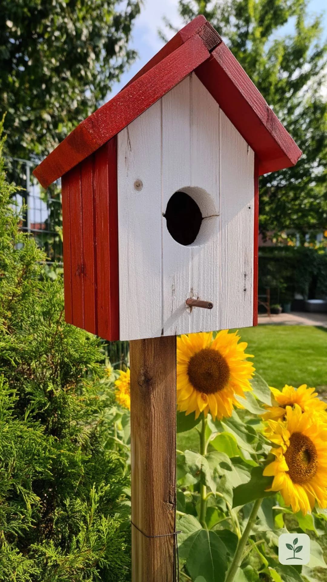 garten-deko-ideen-buntes-vogelhaus