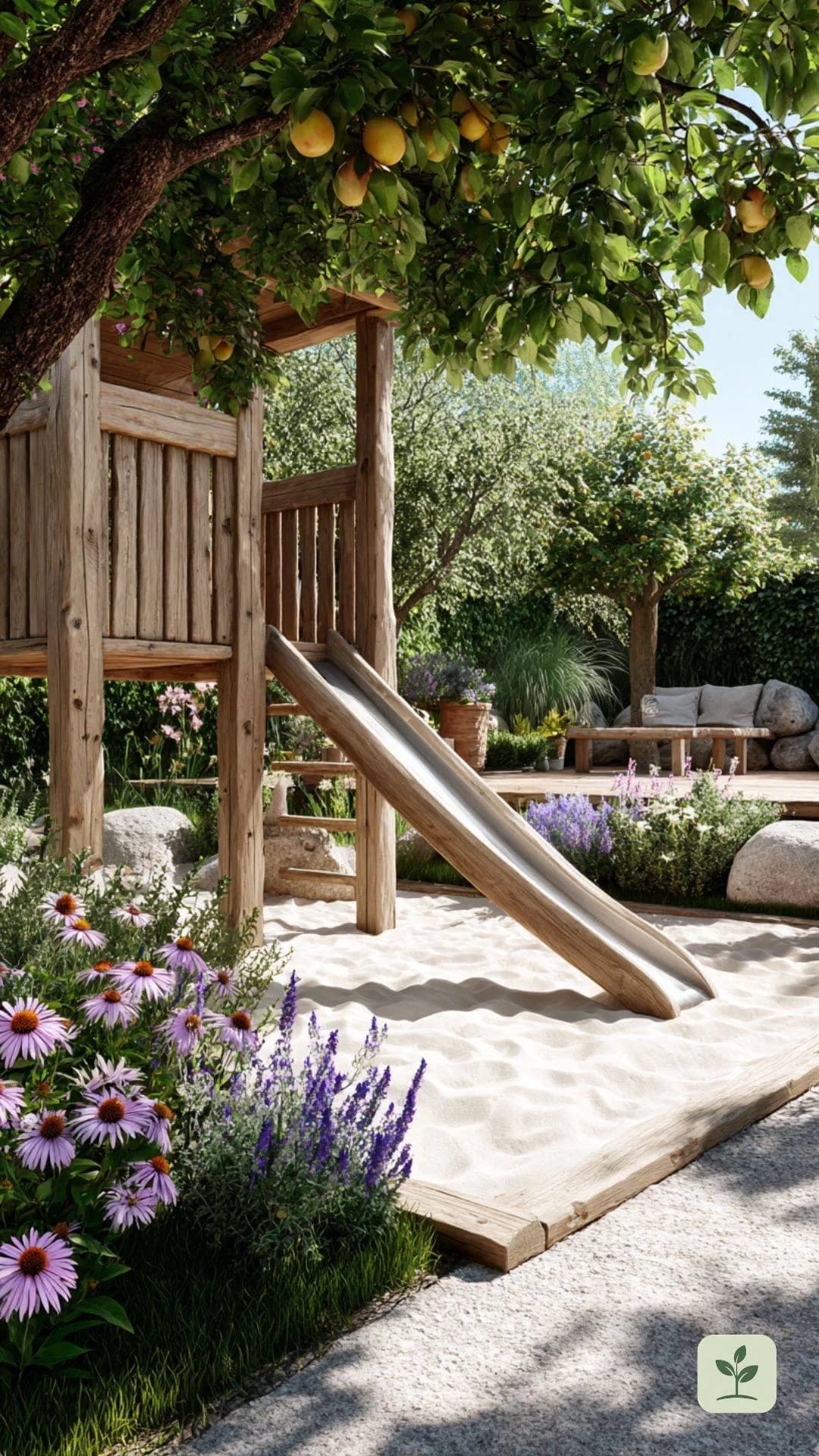 garten-spielbereich-abgrenzen-mauer-beet