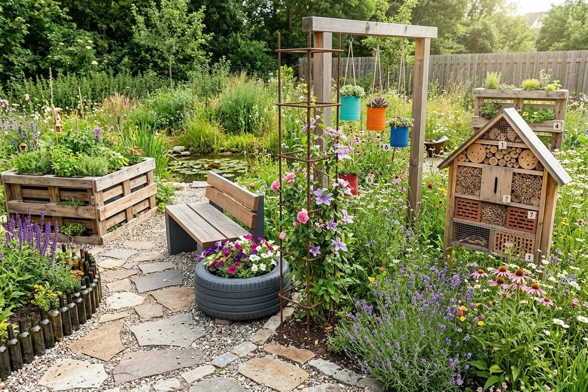 Garten-Upcycling: 7 kreative Ideen – Titelbild