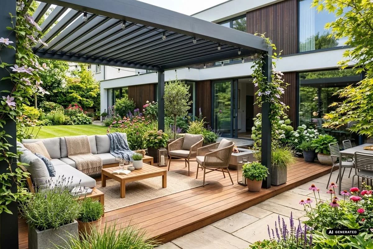 Große Terrasse gemütlich gestalten: 9 schöne Ideen – Titelbild