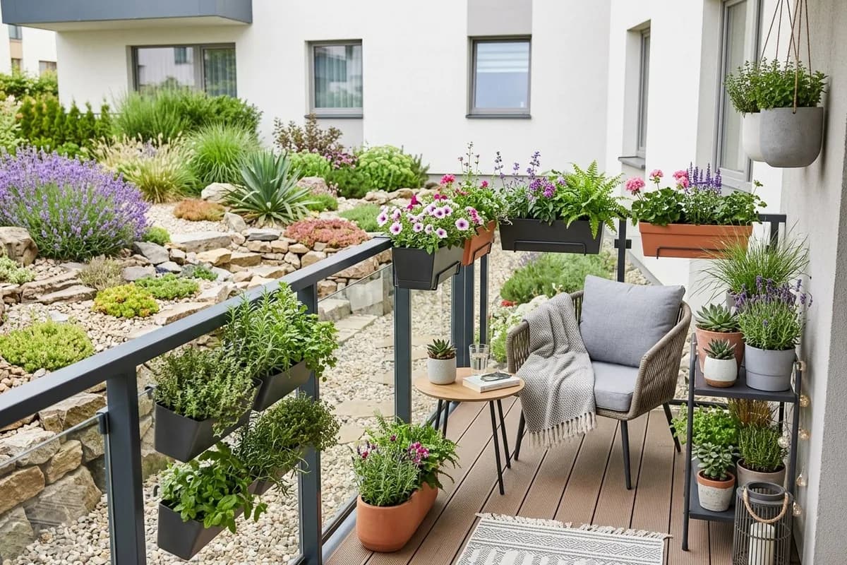 Kleiner Balkon: 10 schöne und einfache Ideen  – Titelbild