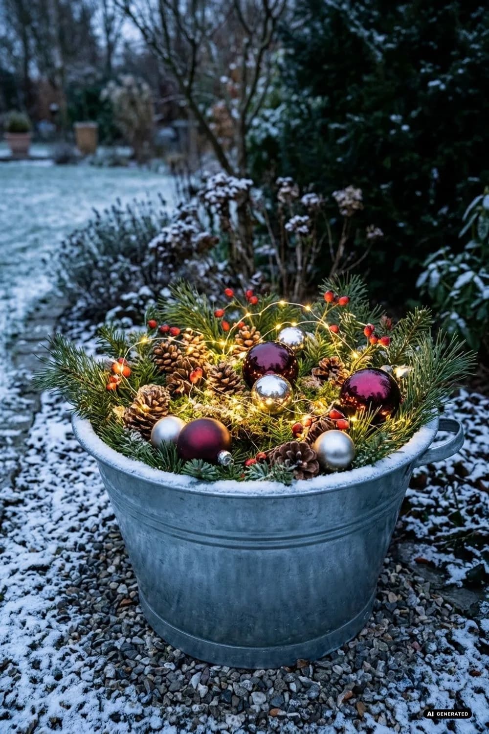 Zinkwanne & Co.: Mobile Lichtinseln – 18 Ideen für Lichterketten im Garten, die magisch wirken