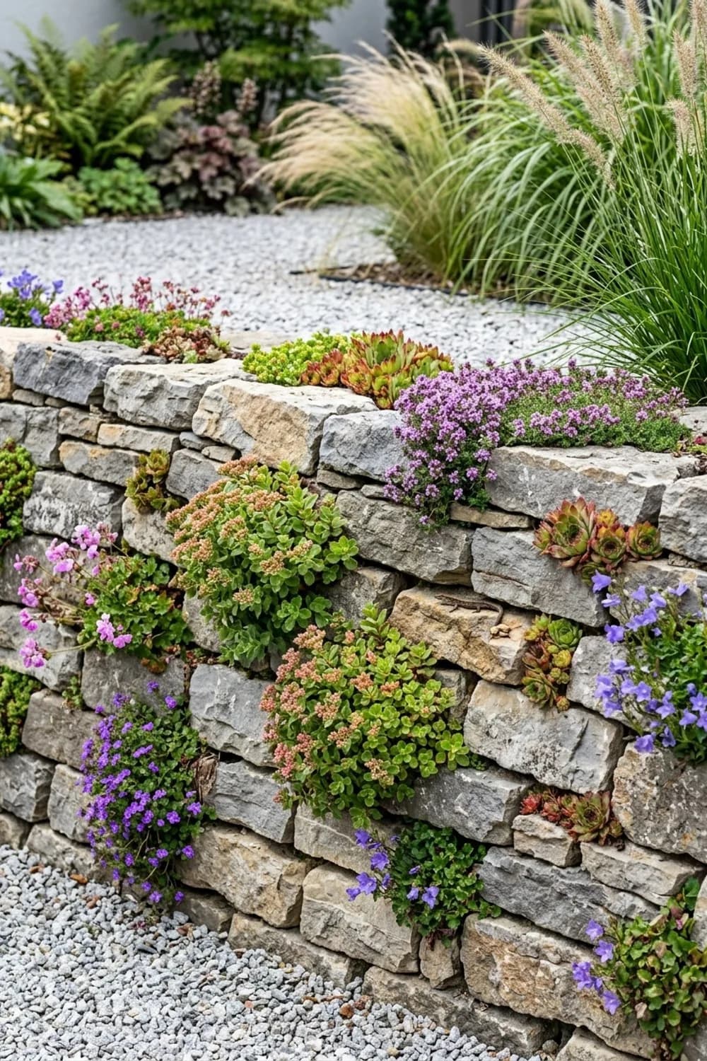 Trockenmauer: Ein lebendiges Mosaik – Natursteine im Garten: 9 schöne Ideen
