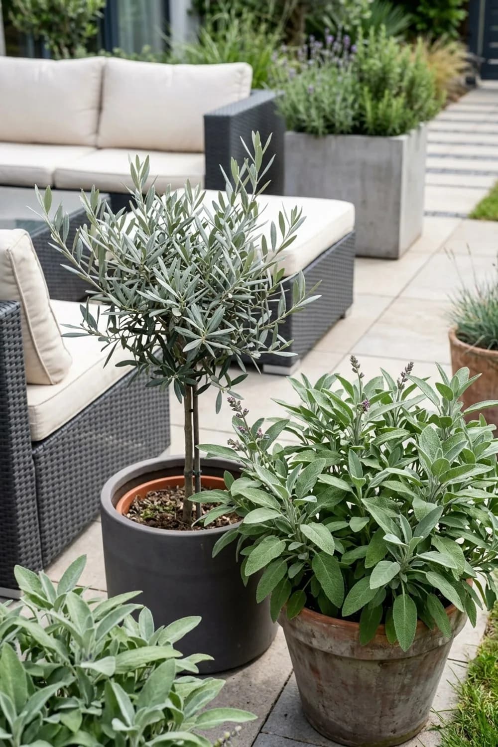 Echter Salbei: Silbrige Harmonie – Olivenbaum im Garten: 9 schöne Ideen