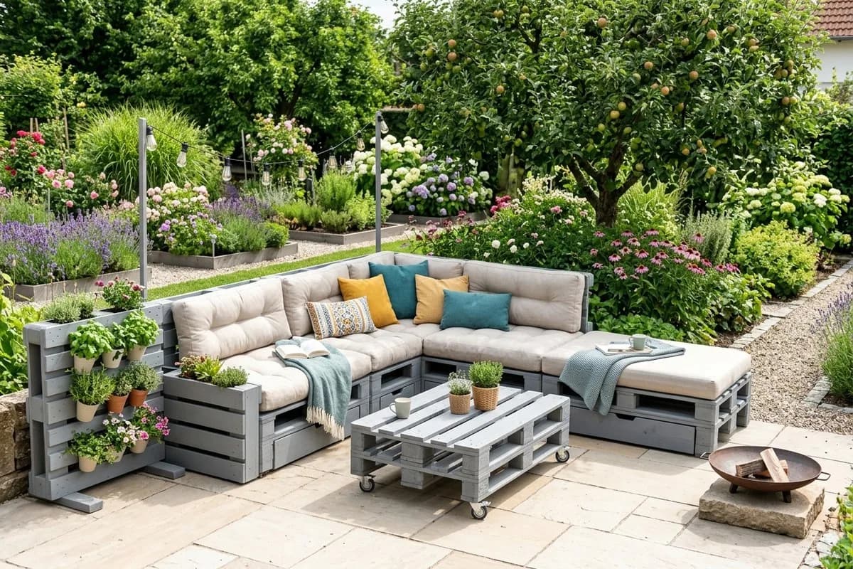Paletten-Lounge im Garten: 10 kreative Ideen – Titelbild