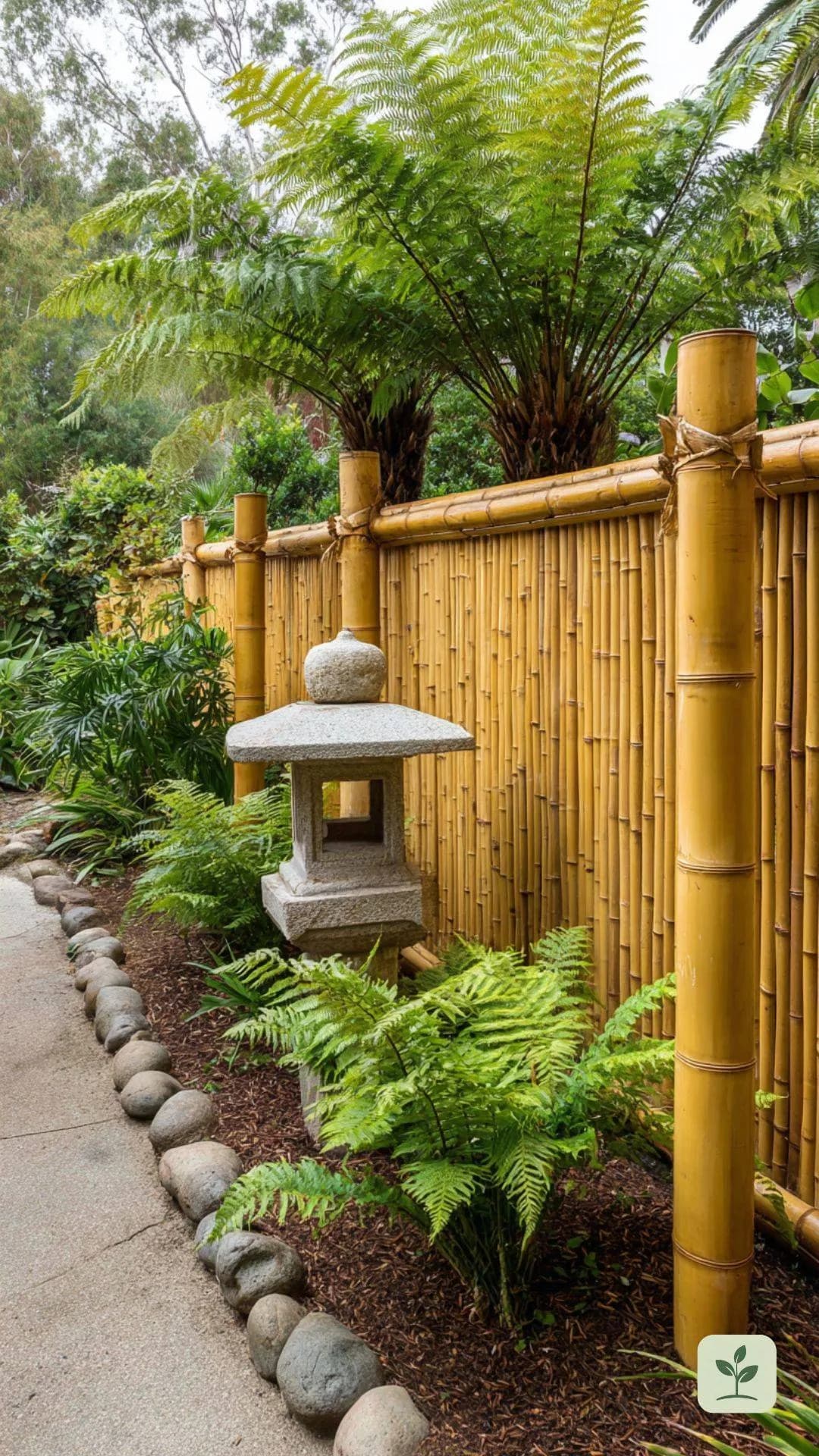 sichtschutz-garten-ideen-bambuszaun