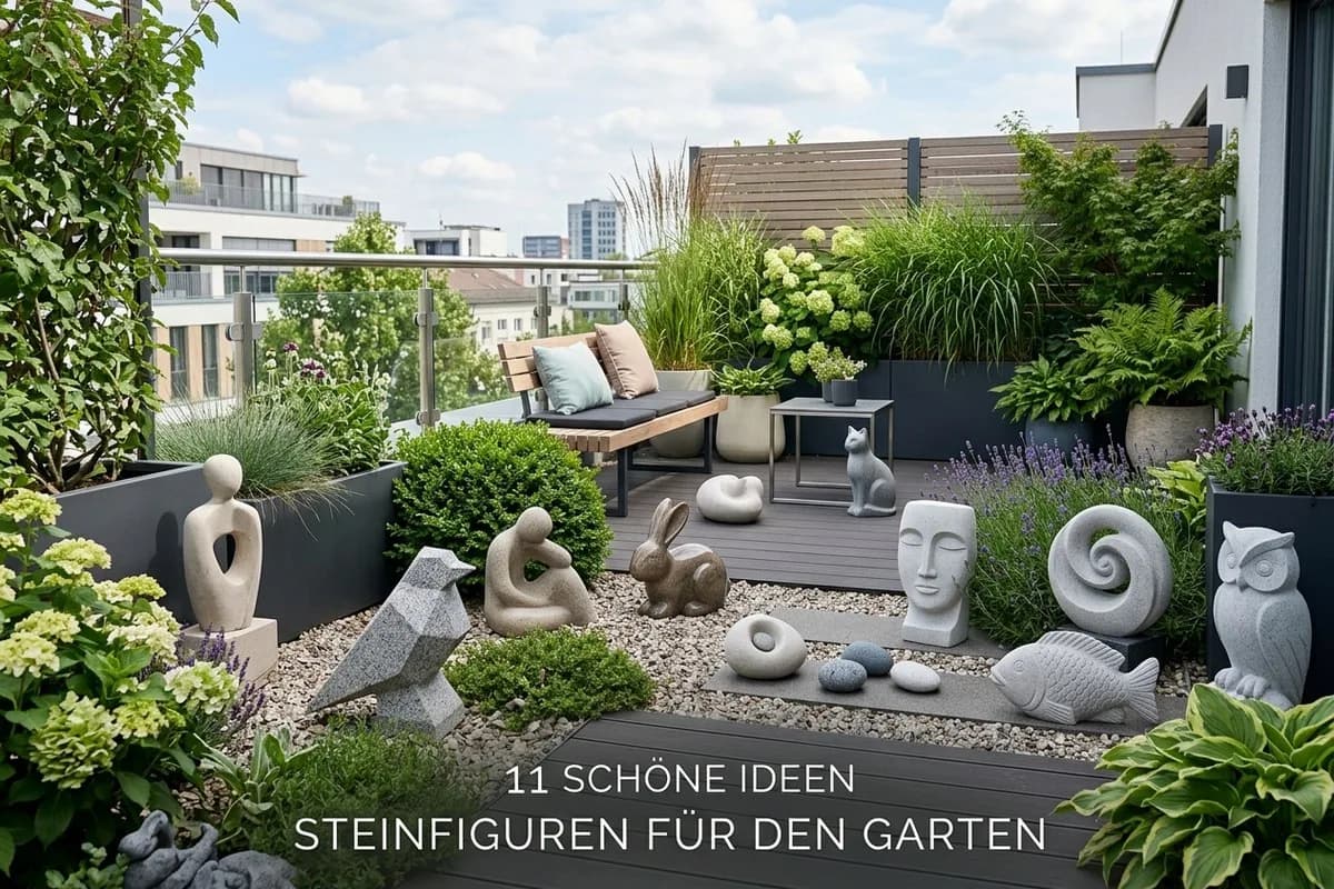 Steinfiguren im Garten: 11 schöne Ideen – Titelbild
