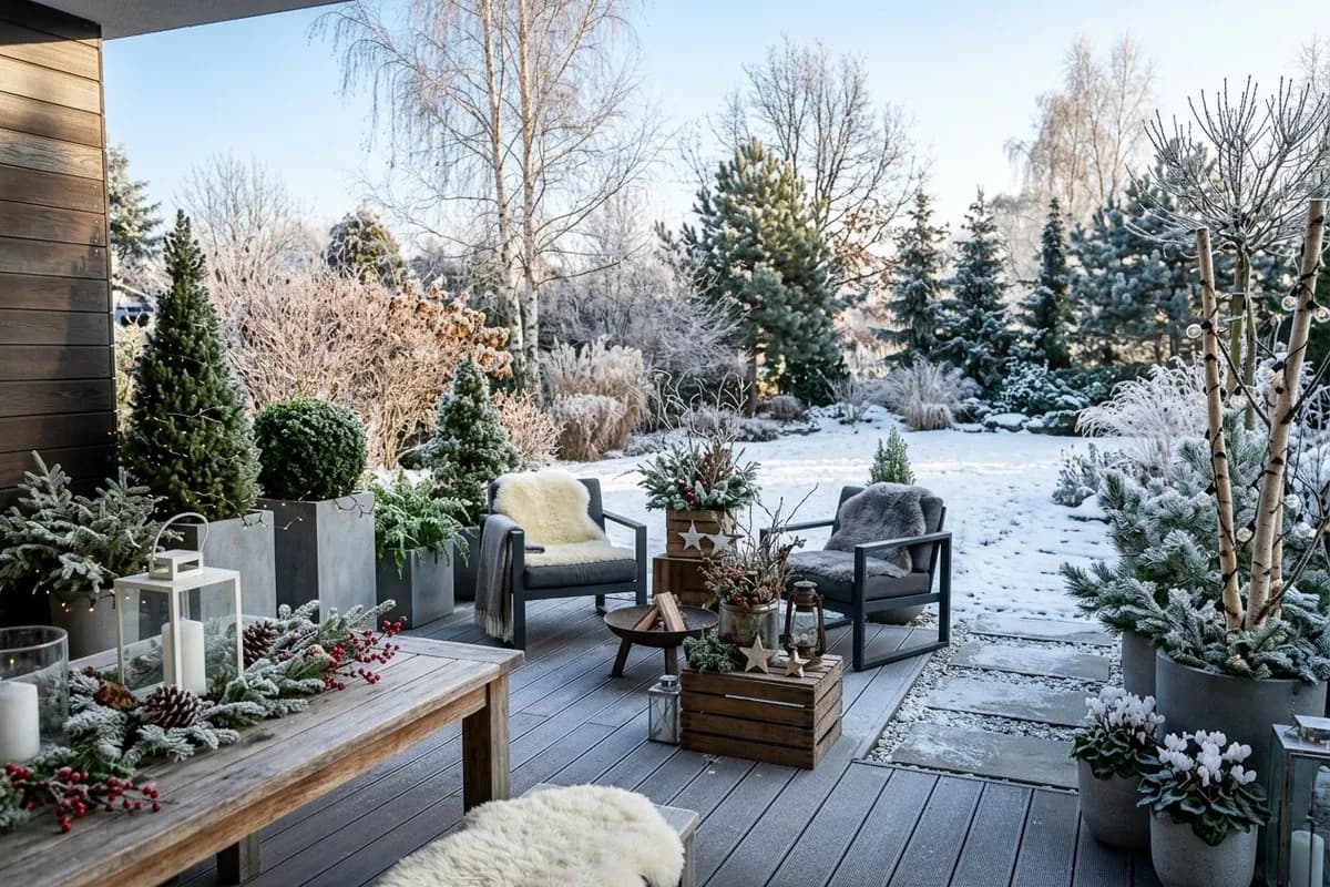 Terrasse winterlich dekorieren: 12 wundervolle Ideen  – Titelbild