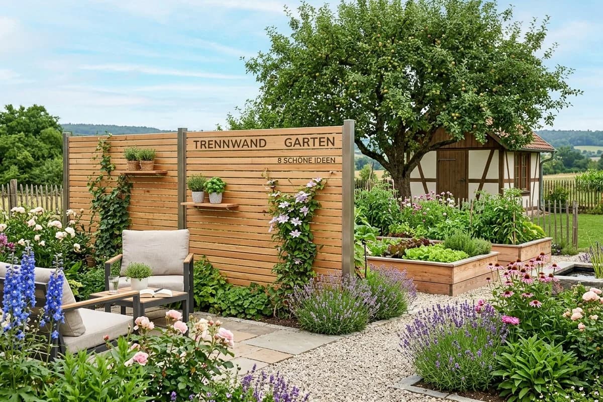 Trennwand im Garten: 8 schöne Ideen – Titelbild