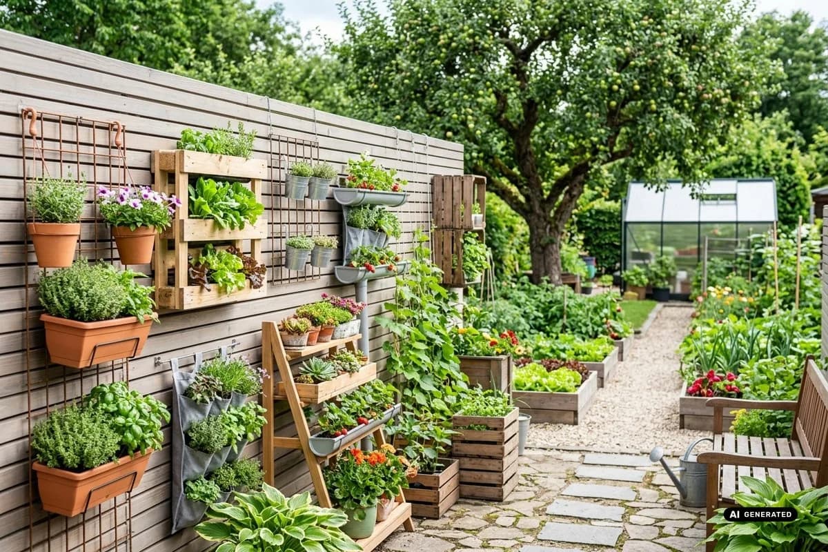 Vertikaler Garten DIY: 8 kreative Ideen – Titelbild