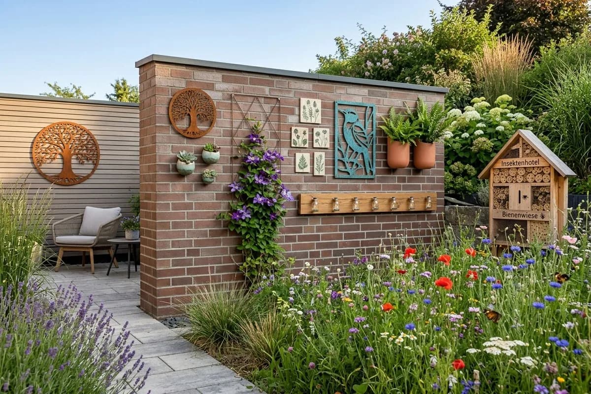 Wanddeko Garten: 8 schöne Ideen – Titelbild
