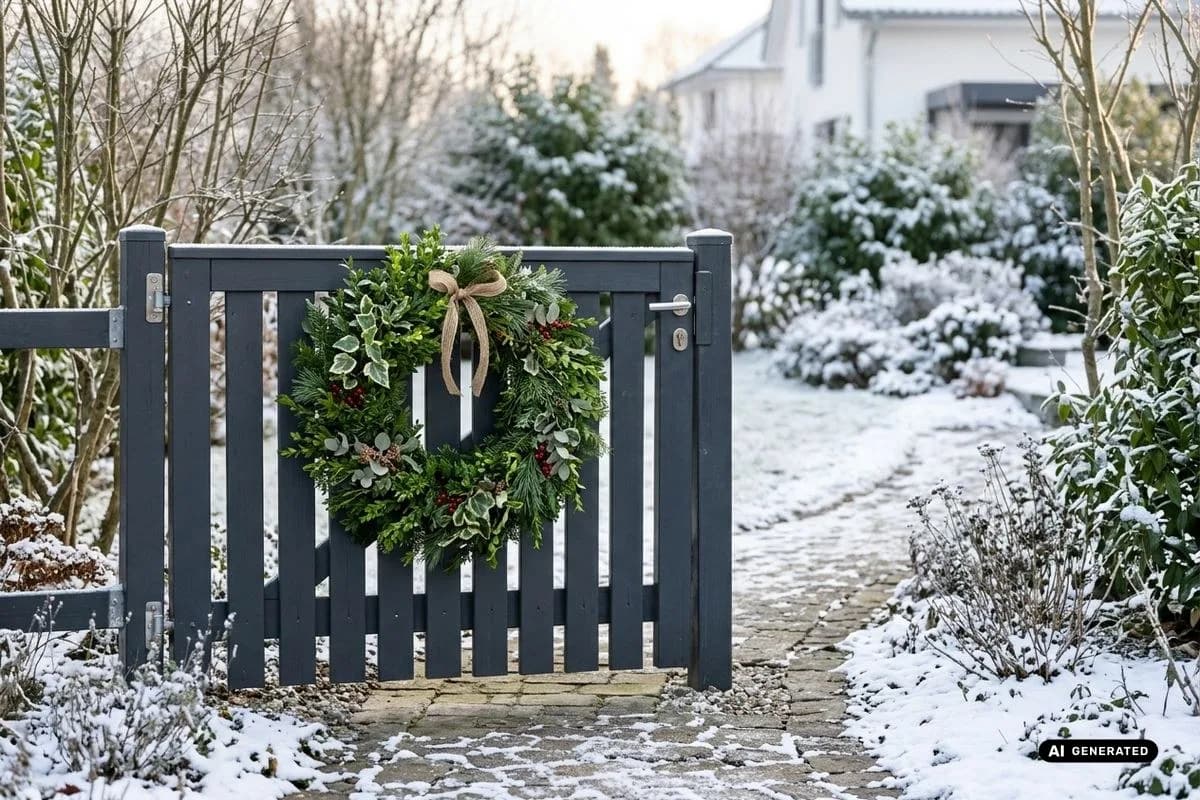 12 weihnachtlich wundervolle Kränze aus Gartenschnitt (Efeu, Buchs, Zweige) – Titelbild
