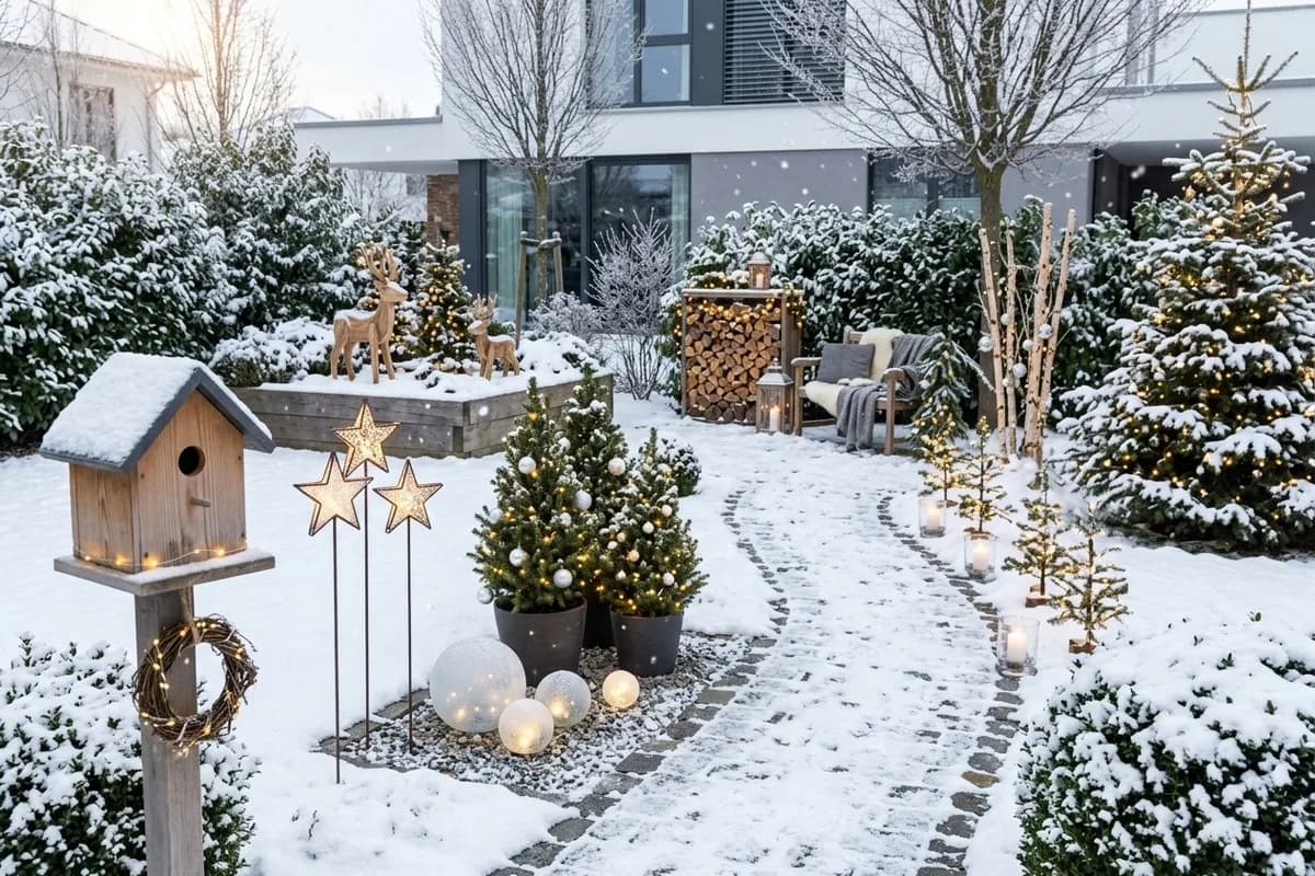 Weihnachtsdeko für den Garten: 9 wundervolle Ideen  – Titelbild
