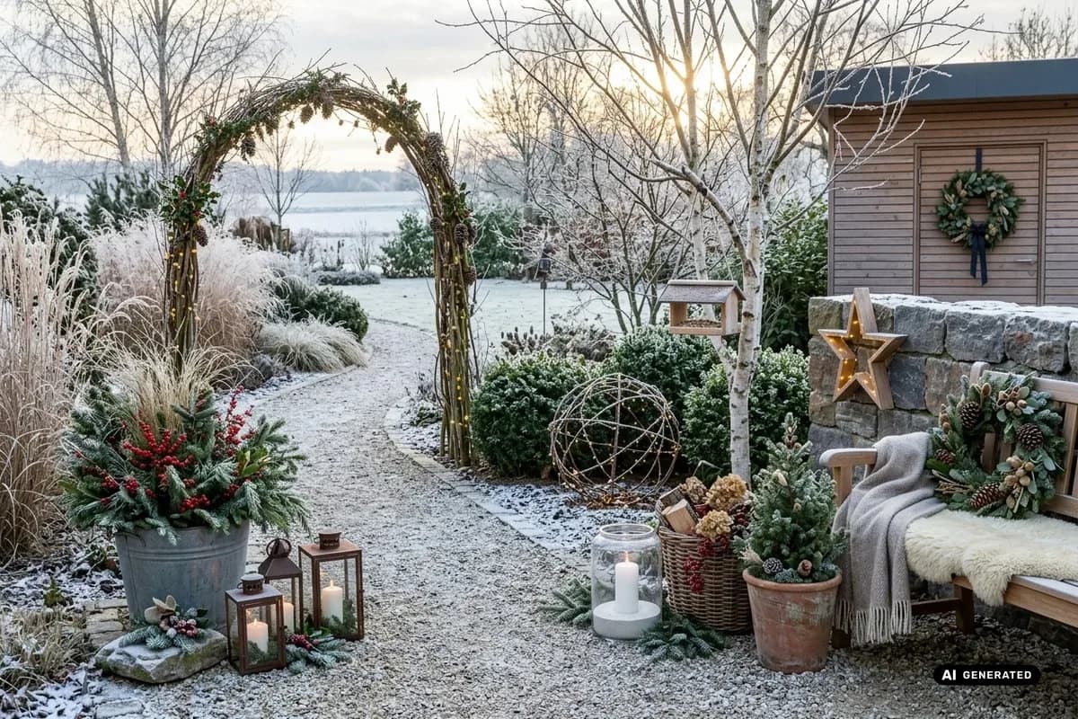 Winterdeko im Garten: 11 schöne Ideen – Titelbild