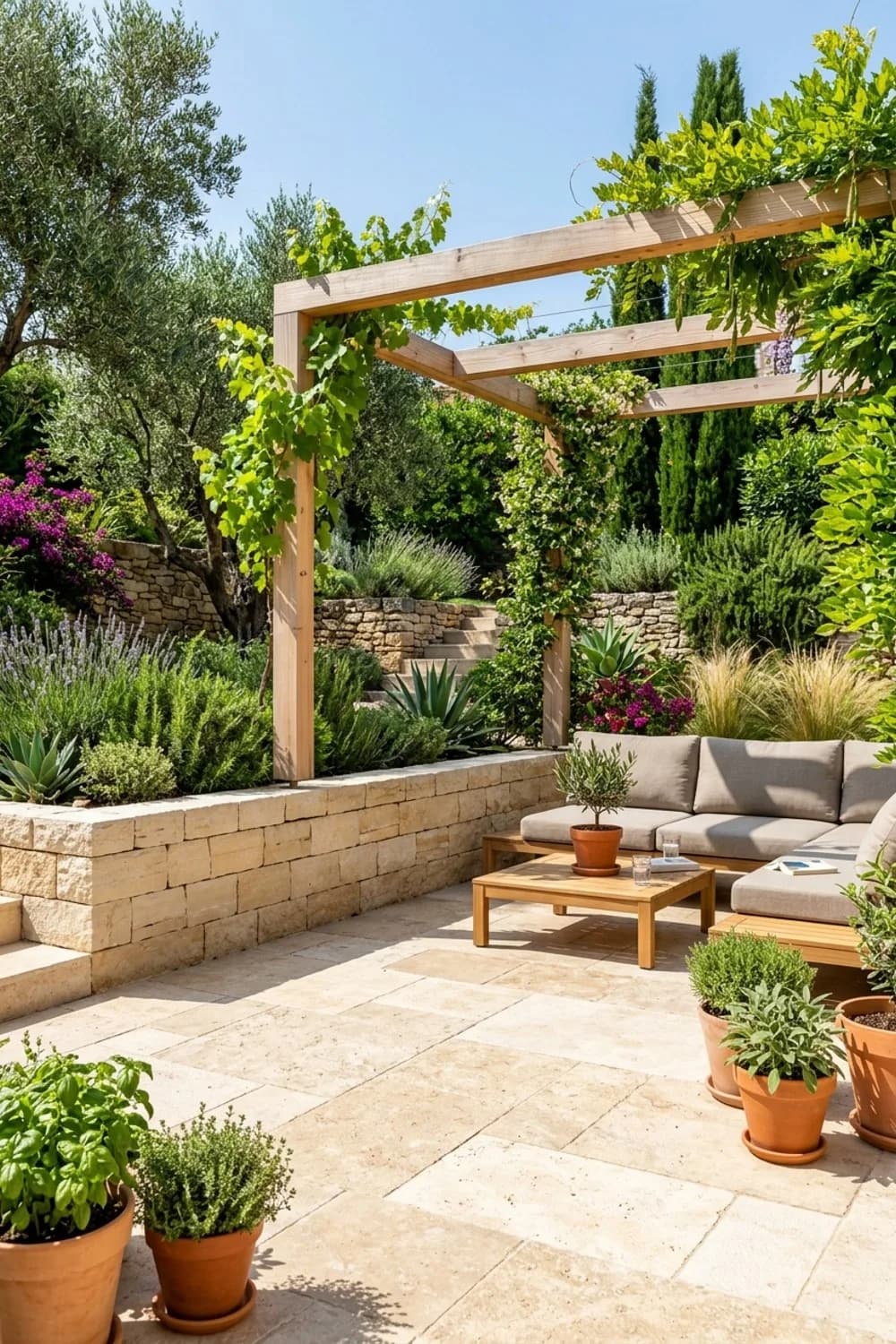 Der mediterrane Traum: Urlaub auf Terrassen – Abgestufter Garten: 7 schöne Ideen