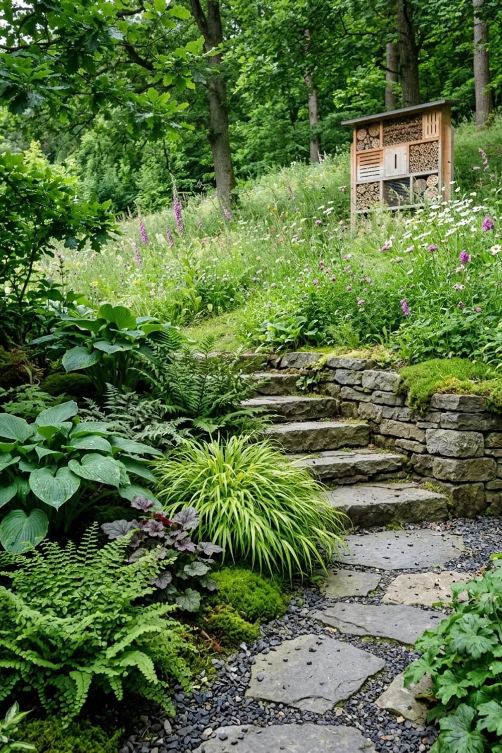 Der schattige Waldgarten: Ein kühler Rückzugsort – Abgestufter Garten: 7 schöne Ideen
