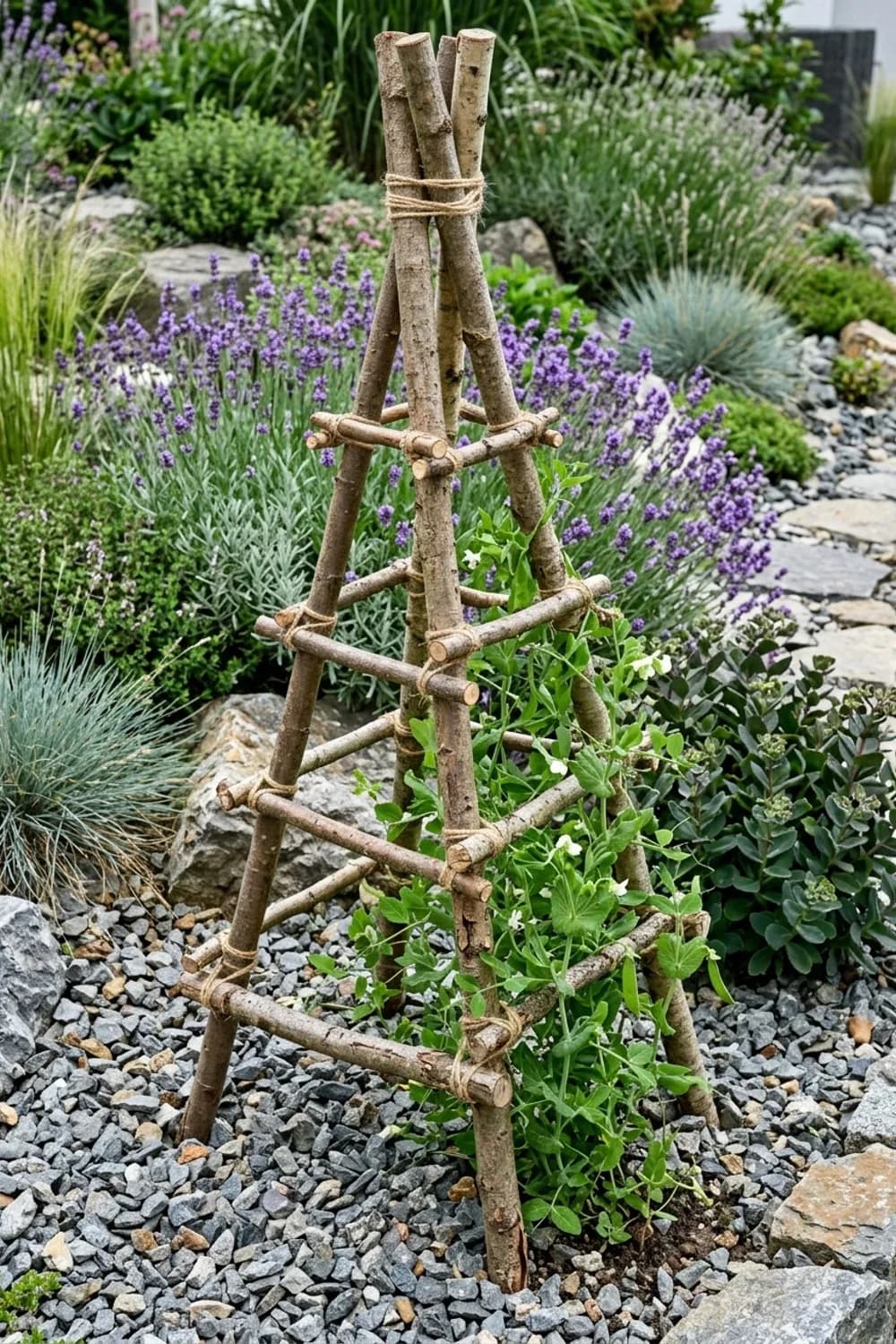 Natürliche Rankhilfe: Für Kletterpflanzen und Gemüse – Äste als Deko im Garten: 9 kreative Ideen