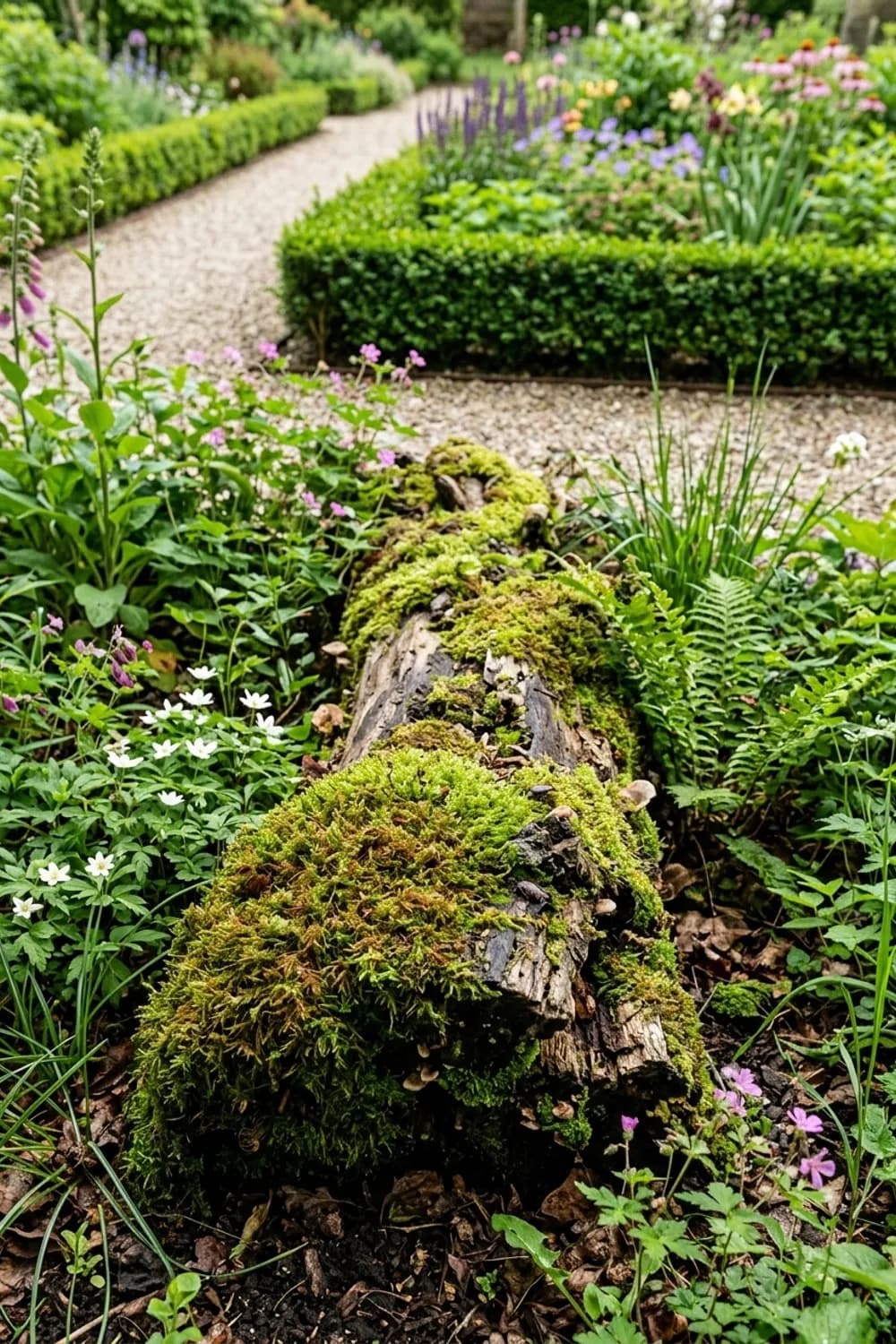 Totholz im Staudenbeet: Mikrokosmos für den Naturgarten – Äste als Deko im Garten: 9 kreative Ideen