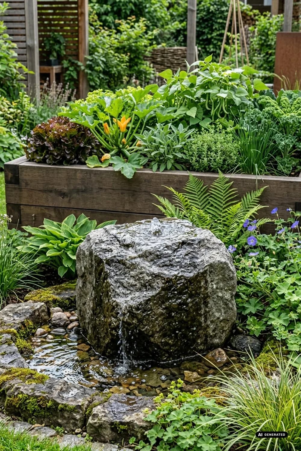 Der Quellstein als Ursprung des Lebens – Bachlauf im Garten anlegen: 11 schöne Ideen