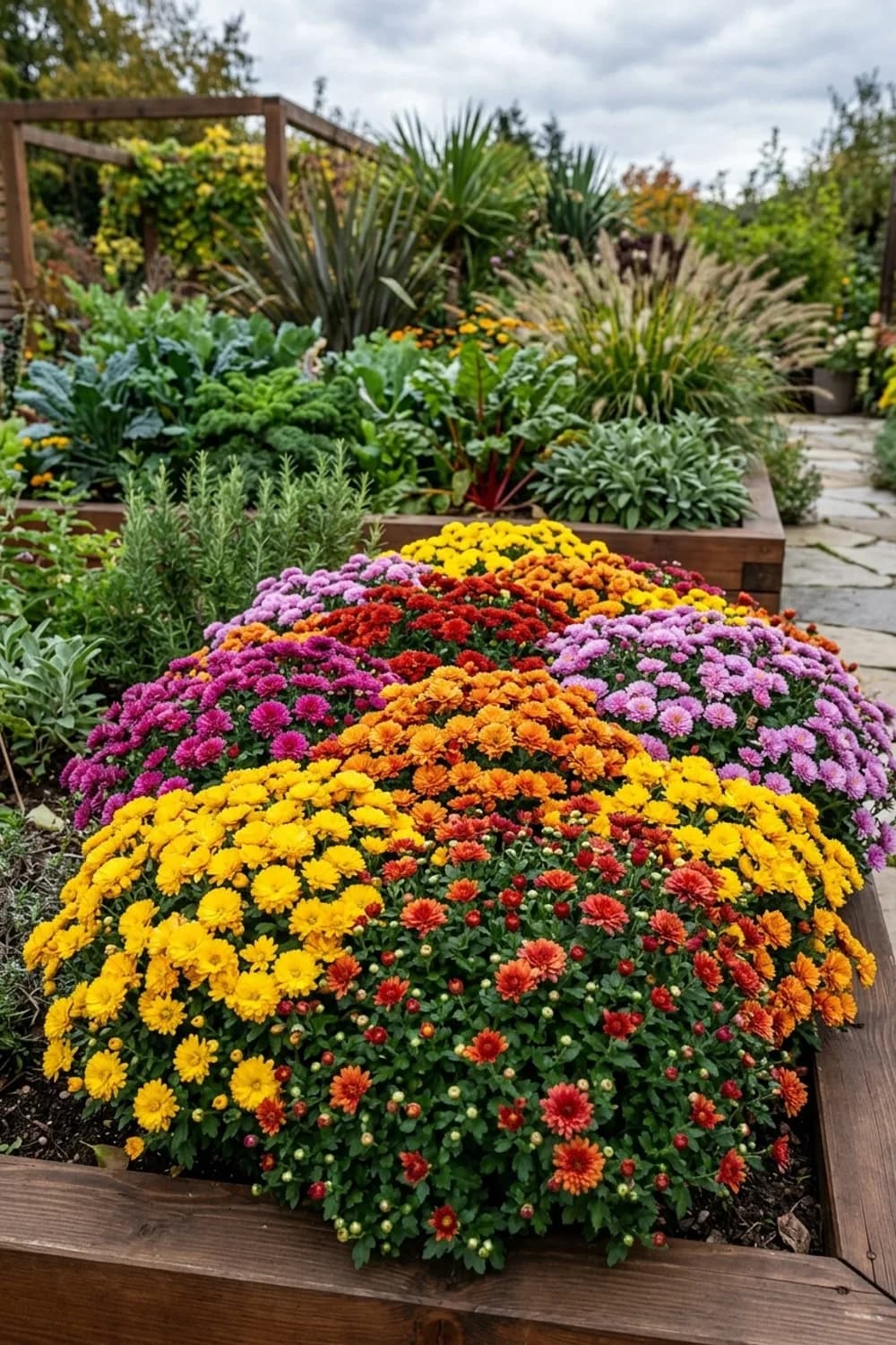 Chrysanthemen (Chrysanthemum): Farbenfrohe Blütenwolken bis zum Frost – Balkon im Herbst gestalten: 10 schöne Ideen