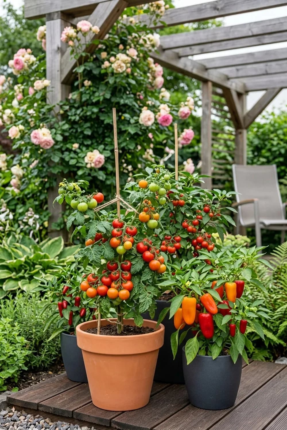 Naschgemüse: Ernteglück mit Tomaten und Paprika – Pflanzen auf dem Balkon: 7 schöne Ideen