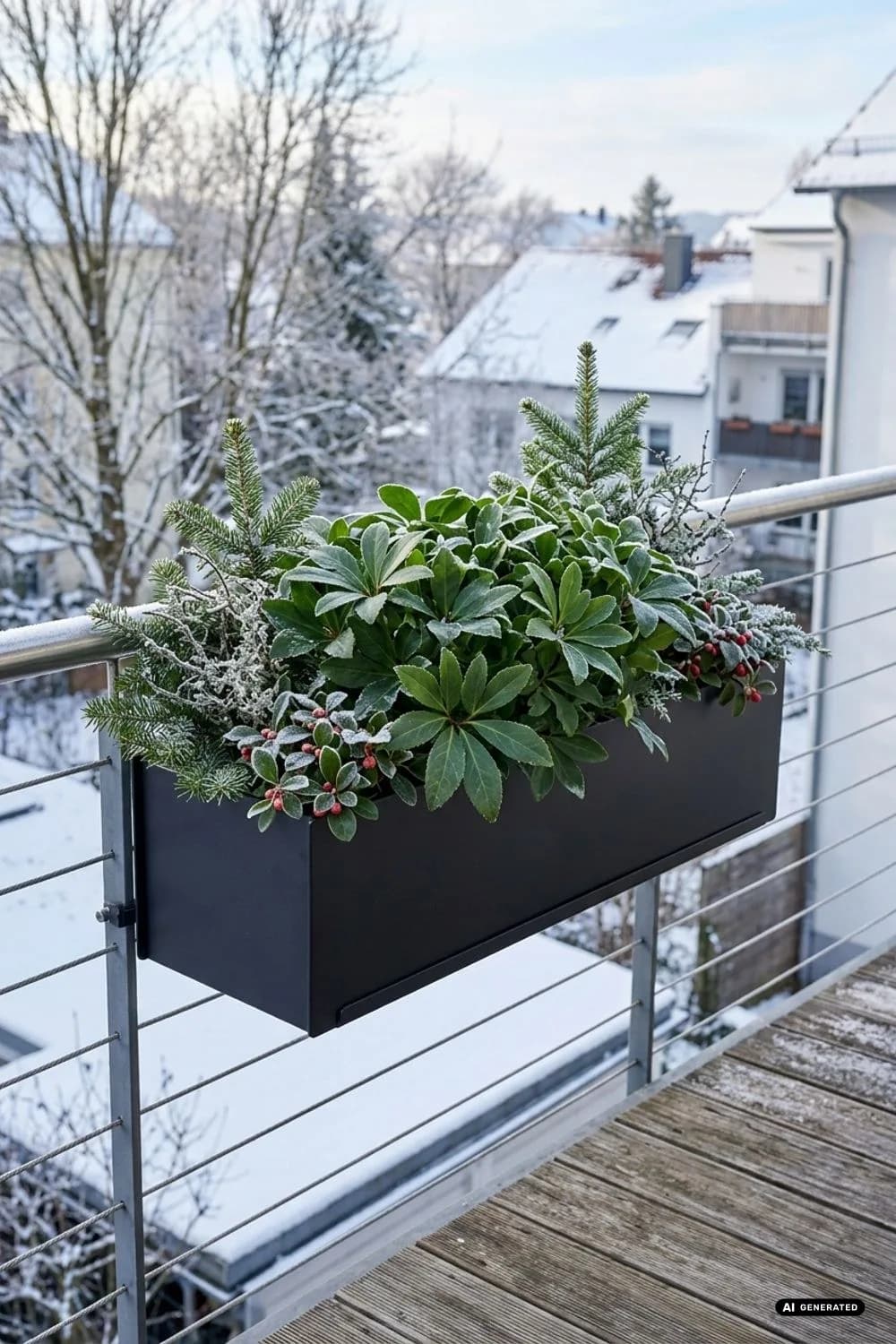 Christrose (Helleborus niger): Die elegante Königin des Winters – 12 Ideen für Balkonkästen im Winter (ohne Blüten, trotzdem schön)