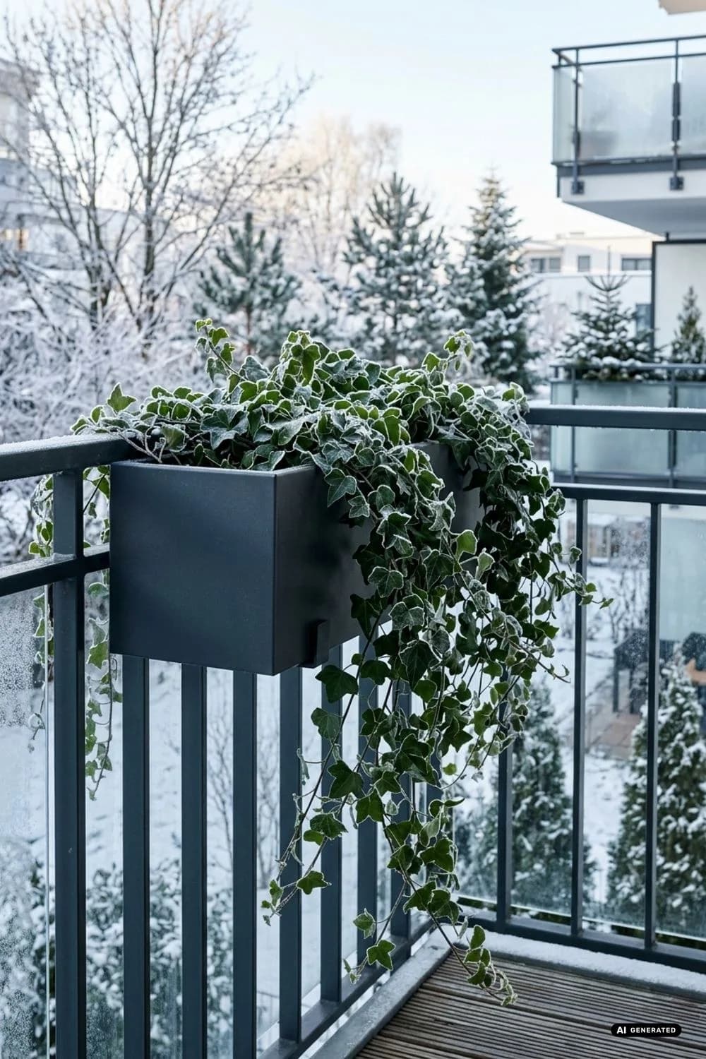Efeu (Hedera helix): Der unverwüstliche Kletterkünstler – 12 Ideen für Balkonkästen im Winter (ohne Blüten, trotzdem schön)