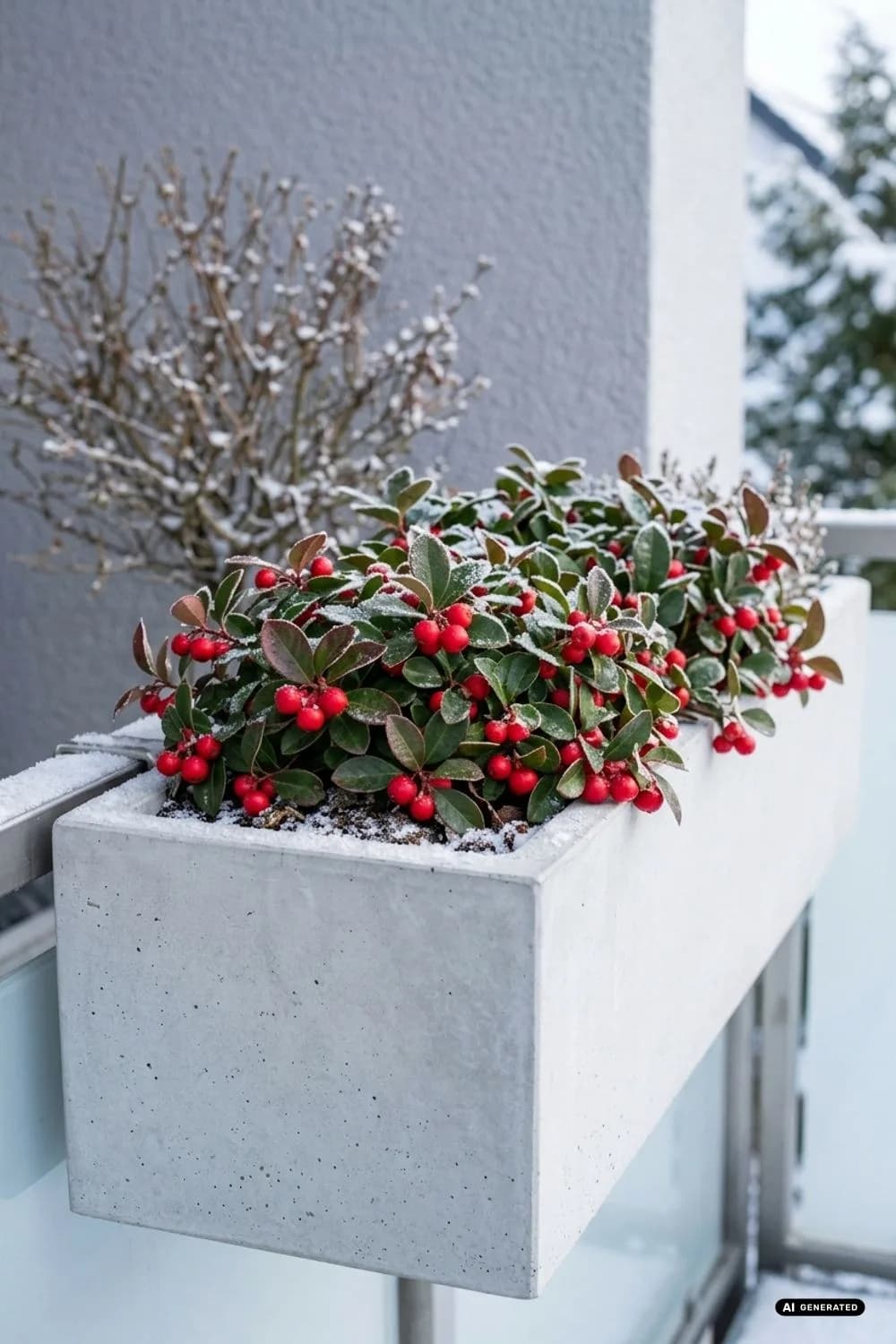 Scheinbeere (Gaultheria procumbens): Rote Perlen im grünen Laub – 12 Ideen für Balkonkästen im Winter (ohne Blüten, trotzdem schön)