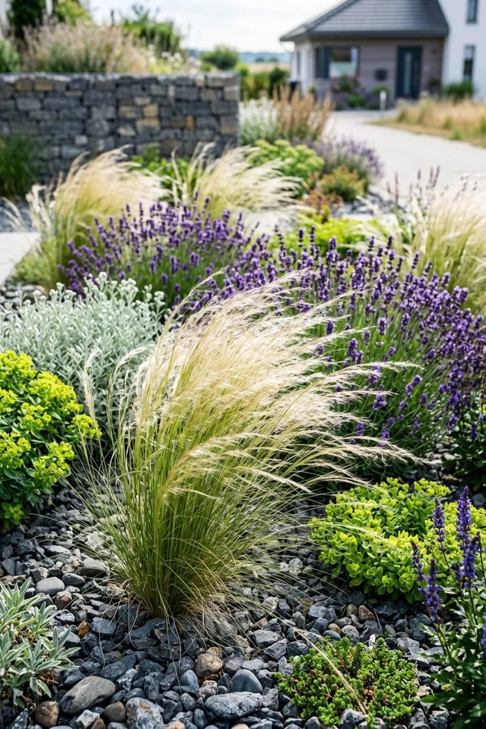 Gräser als sanfte Bewegungskünstler: Raschelnde Halme im Wind – Boho-Garten gestalten: 8 schöne Ideen