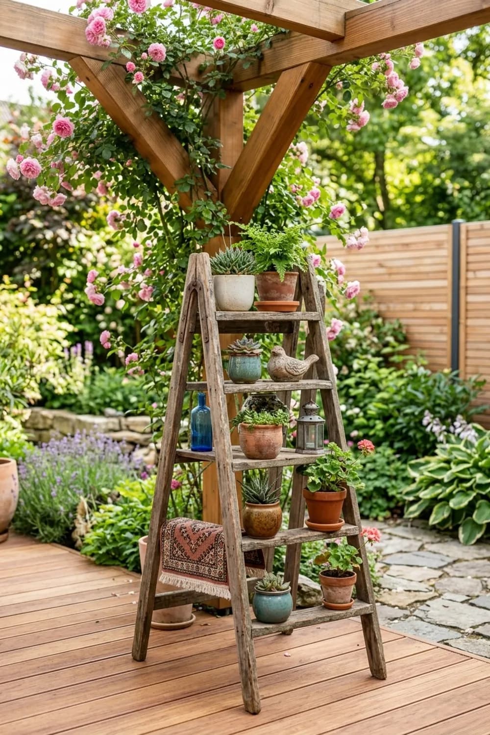 Upcycling und Flohmarkt-Funde: Deko mit Geschichte – Boho-Garten gestalten: 8 schöne Ideen