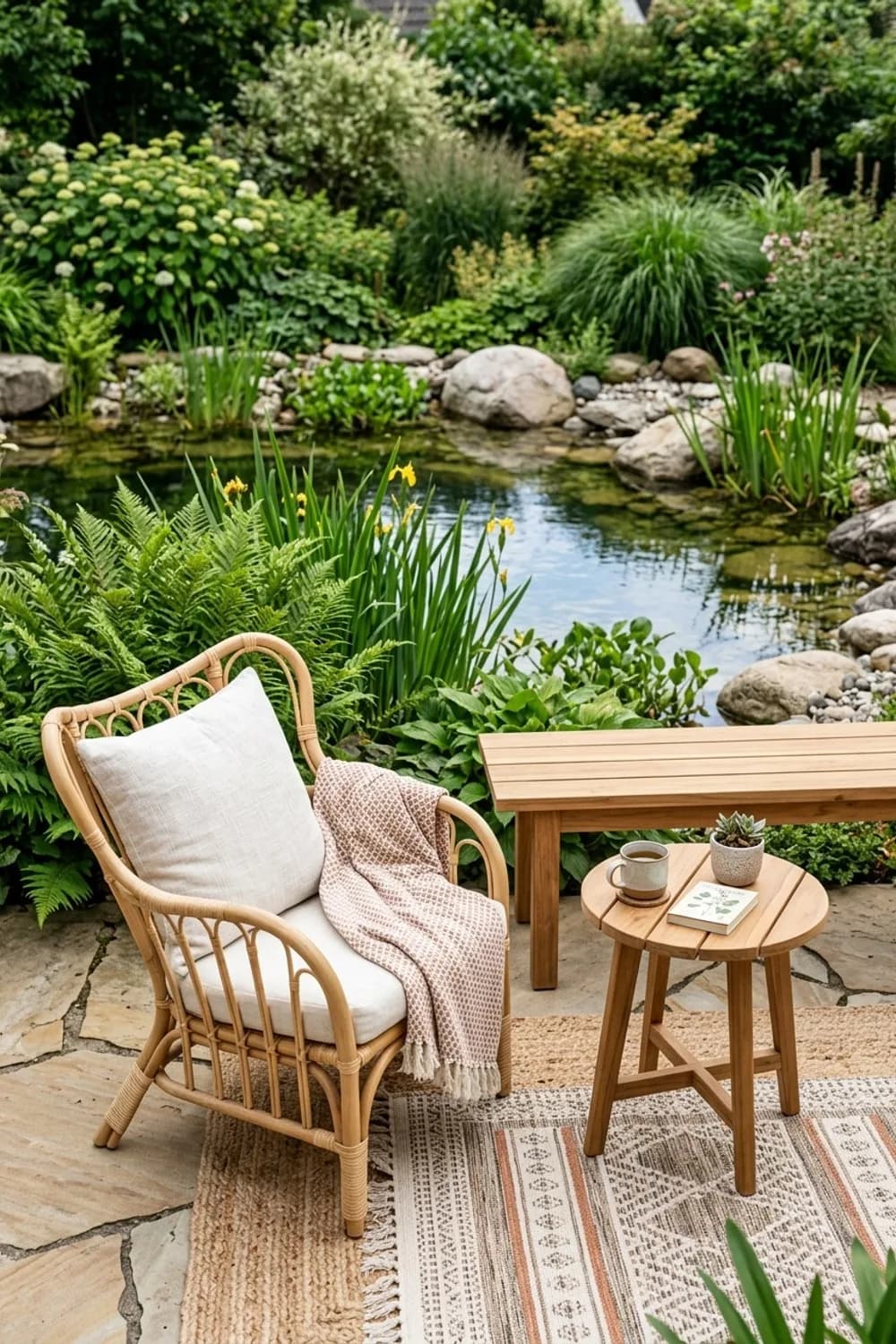 Rattan, Korb & Holz: Die Basis natürlicher Gemütlichkeit – Boho-Terrasse Outdoor: 10 schöne Ideen