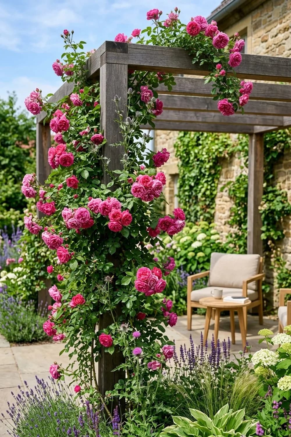Kletterrosen und Clematis: Romantik in der Vertikalen – Cottage-Garten anlegen: 11 romantische Ideen