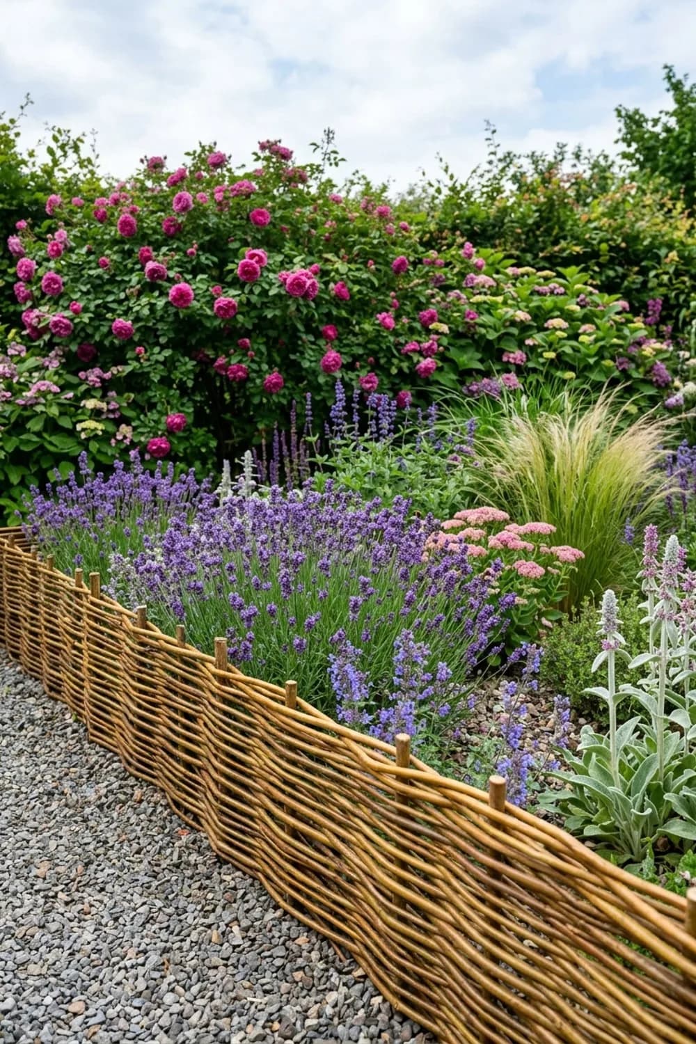 Lebendige Grenzen: Weidenzäune und blühende Hecken – Cottage-Garten anlegen: 11 romantische Ideen