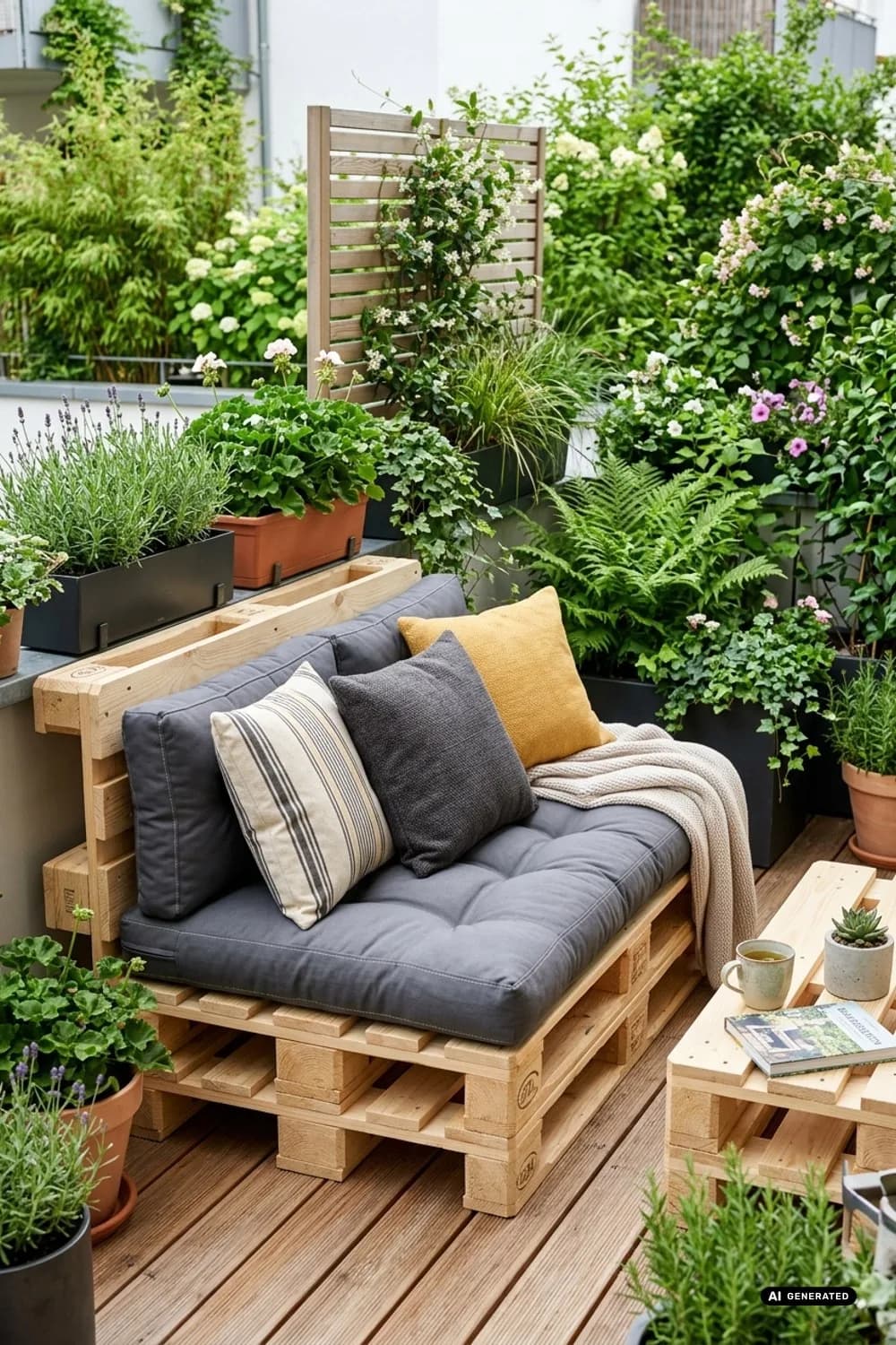 Das Palettensofa: Dein Freiluft-Wohnzimmer – Europaletten auf dem Balkon: 8 kreative Ideen