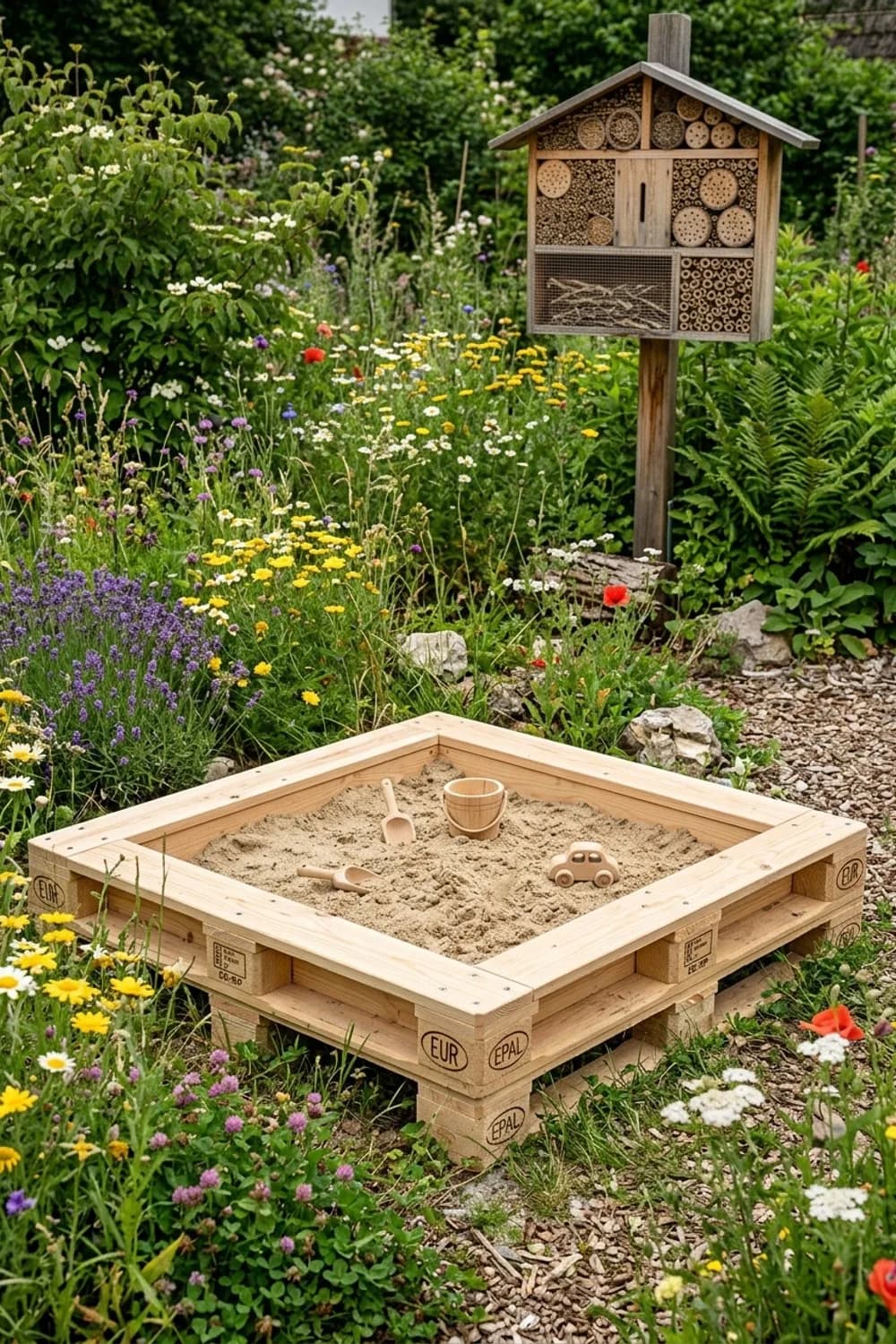 Der Abenteuer-Sandkasten: Spielspaß für die Kleinen – Europaletten-Ideen für den Garten: 11 kreative Projekte