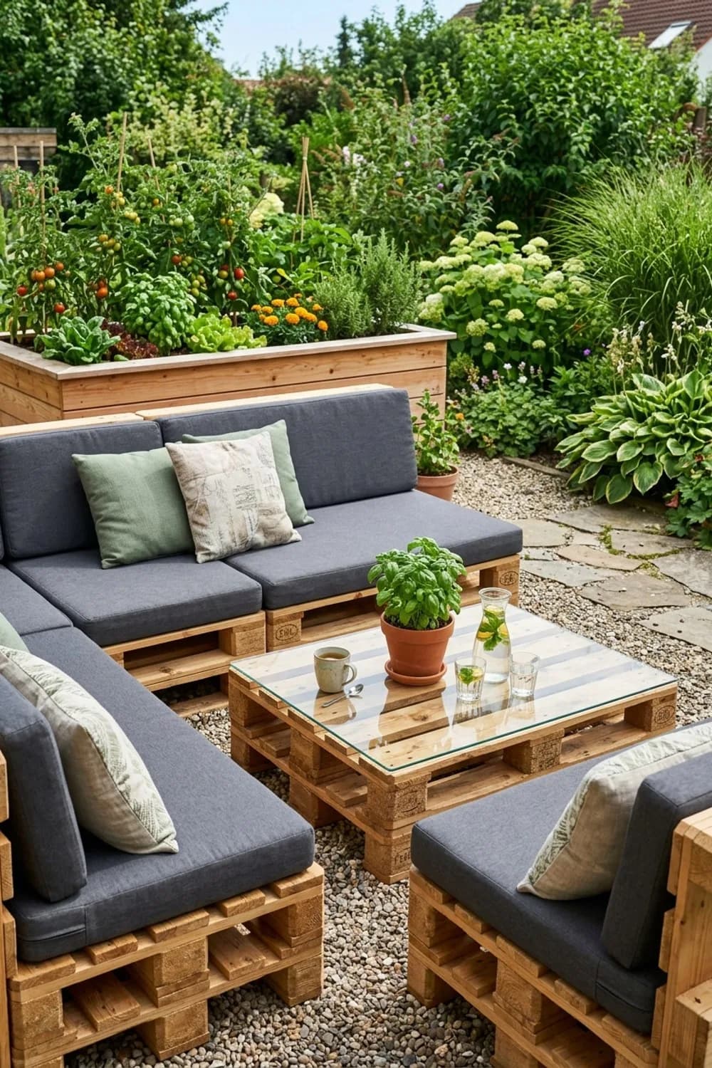 Der rustikale Gartentisch: Mittelpunkt für gesellige Runden – Europaletten-Ideen für den Garten: 11 kreative Projekte