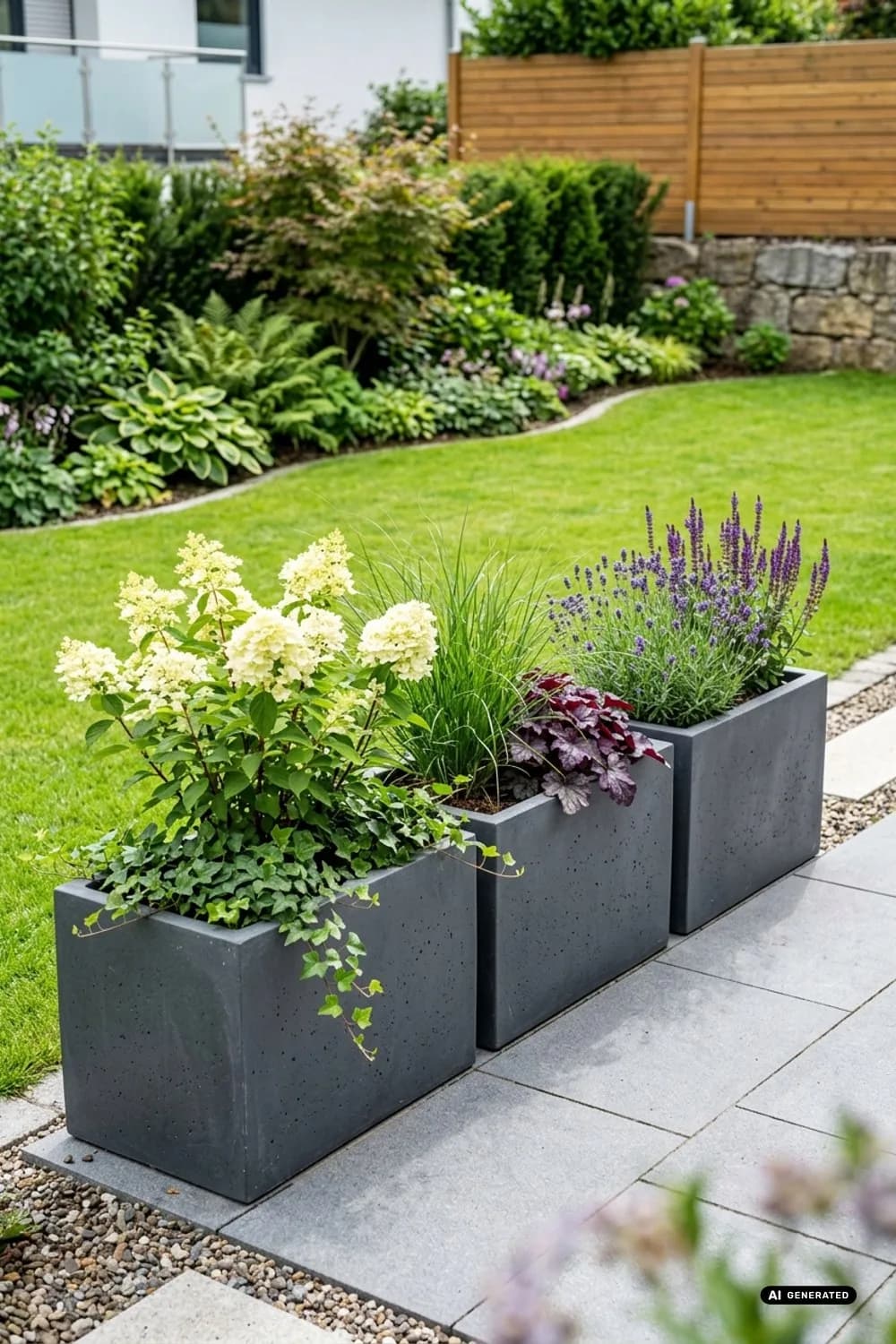 Modulare Pflanzkästen: Flexible Raumteiler für Terrasse und Garten – Garten-Abtrennung Ideen: 9 schöne Inspirationen