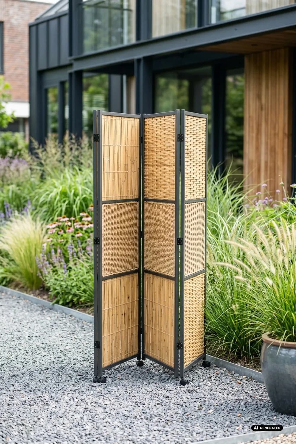 Paravents und mobile Trennwände: Spontaner Sichtschutz nach Bedarf – Garten-Abtrennung Ideen: 9 schöne Inspirationen