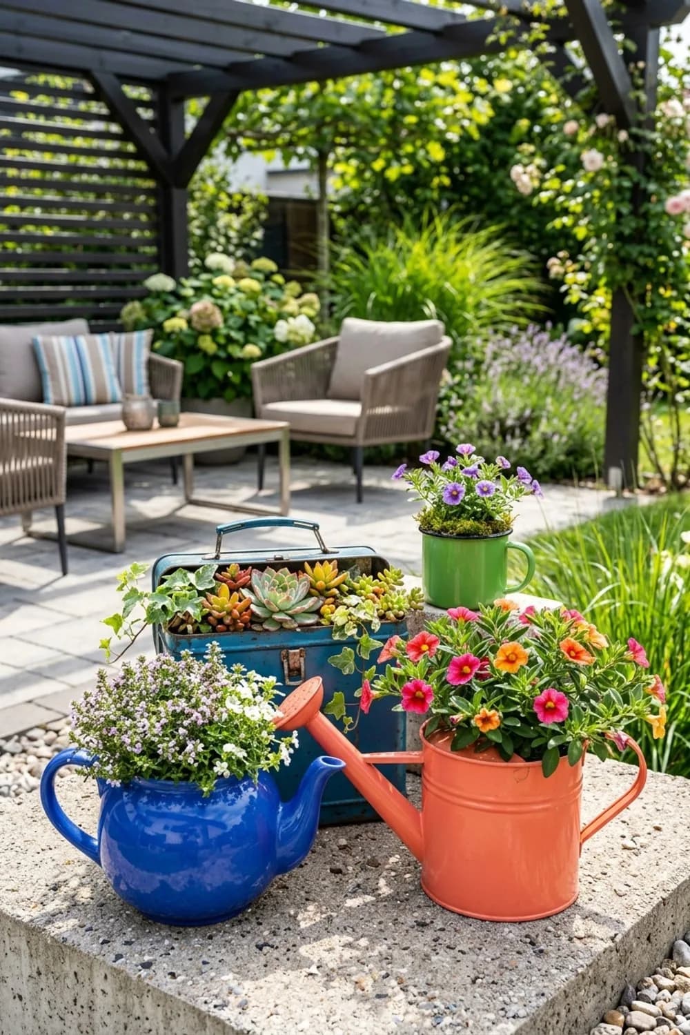 Kreative Pflanzgefäße: Der Fantasie freien Lauf lassen – Garten dekorieren: 8 schöne Ideen