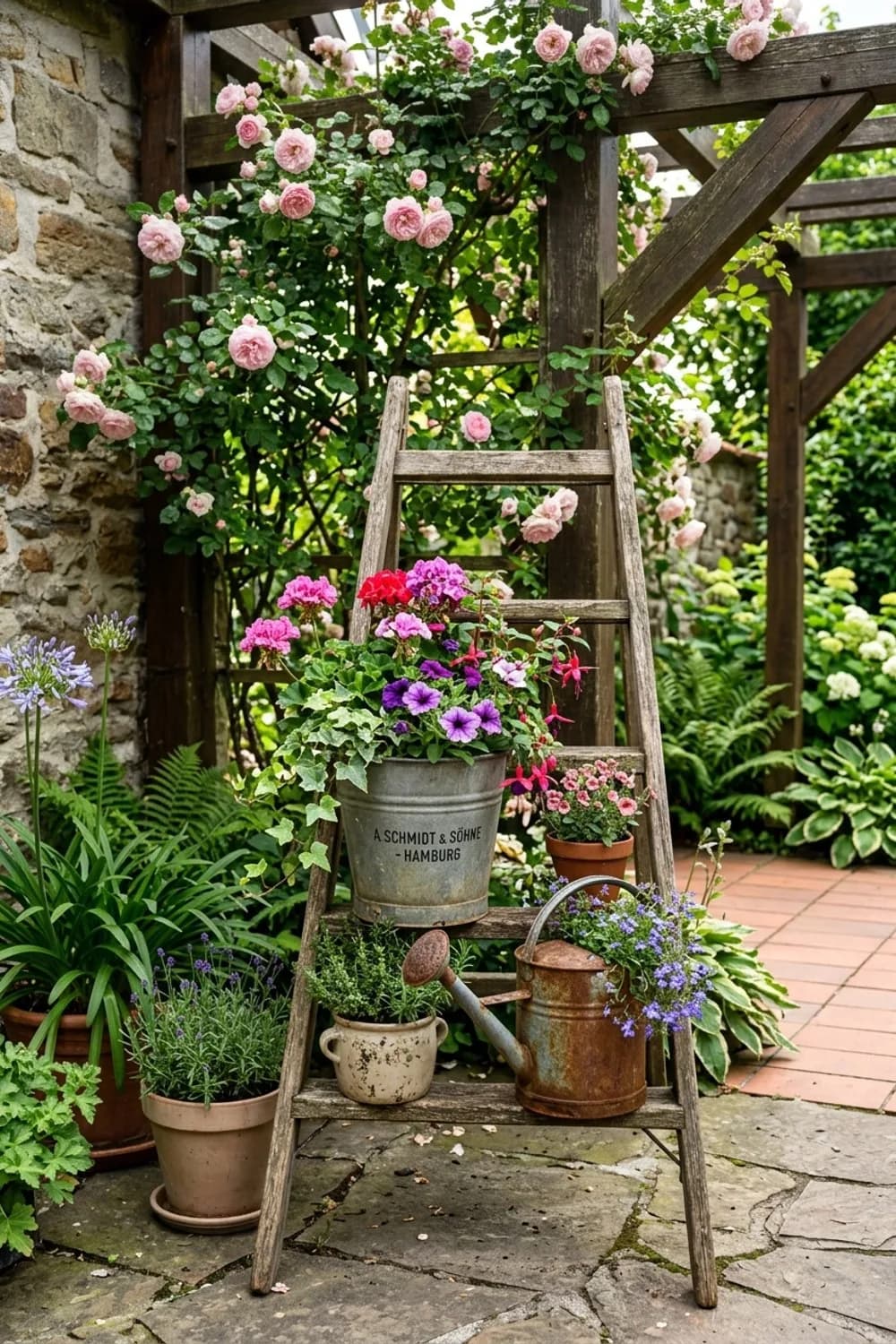 Upcycling & Vintage-Funde: Charme mit Geschichte – Garten dekorieren: 8 schöne Ideen
