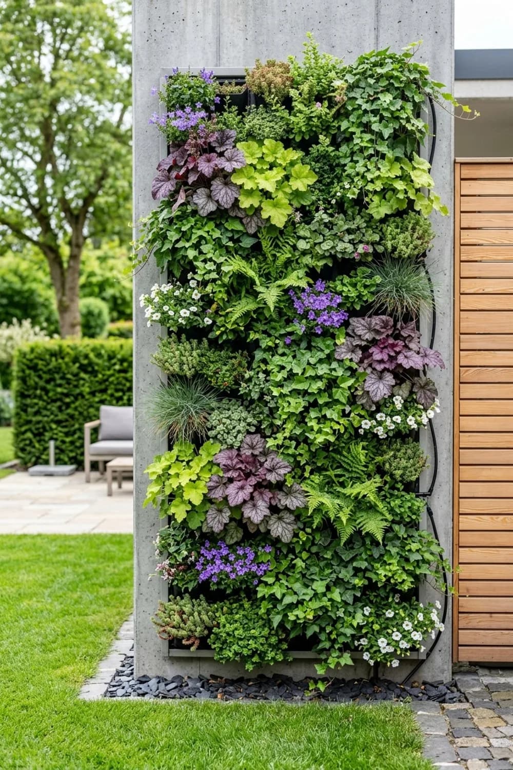 Vertikales Gärtnern: Grüne Wände als Kunstwerk – Garten dekorieren: 8 schöne Ideen