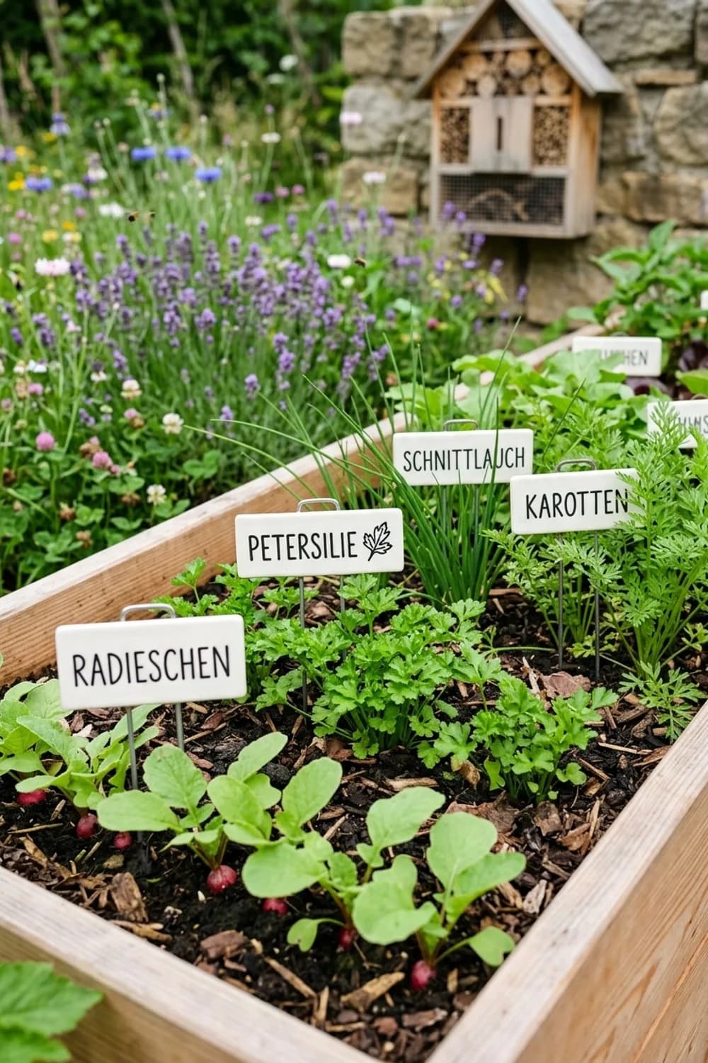 Handgemachte Pflanzenschilder: Ordnung im Kräuterbeet – Selbermachen im Garten: 7 kreative Ideen