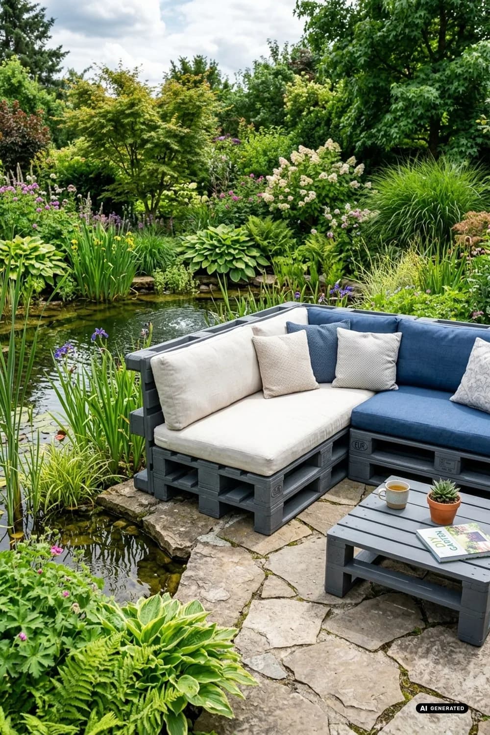 Das Palettensofa: Gemütliche Lounge-Ecke selber bauen – Garten-DIY-Ideen: 9 kreative Projekte