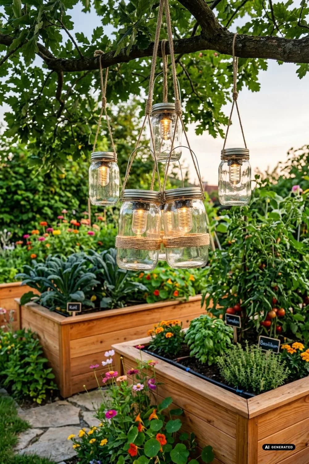 Der Solarlampen-Kronleuchter: Magisches Licht für laue Sommernächte – Garten-DIY-Ideen: 9 kreative Projekte