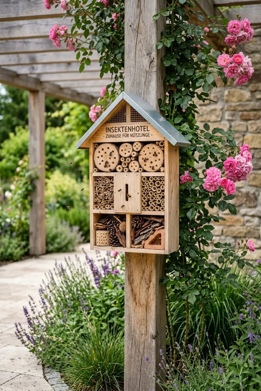 Insektenhotel selber bauen: Ein Zuhause für Nützlinge – Selbermachen im Garten: 7 kreative Ideen