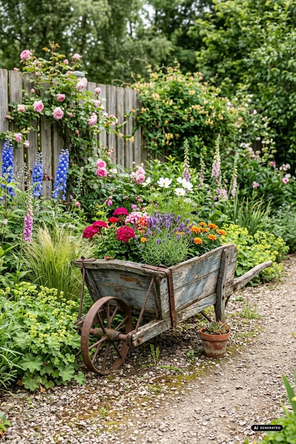 Dekoration mit Geschichte: Vintage-Funde und Patina – Garten im Landhausstil: 10 charmante Ideen