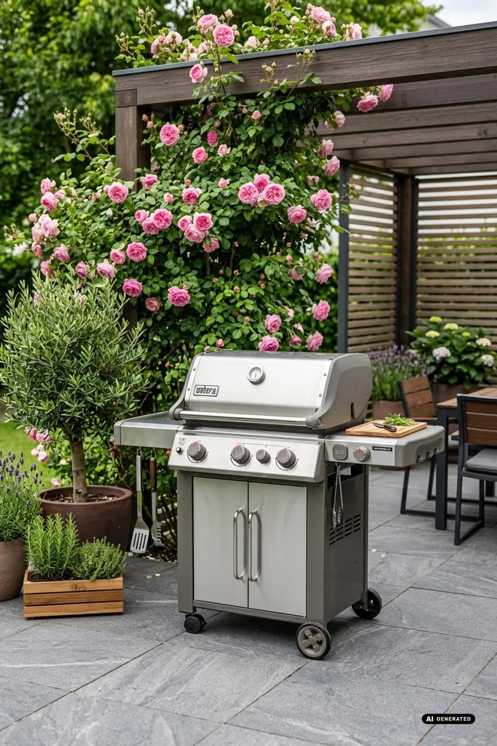 Die mobile Grillstation: Flexibel und kompakt – Gartenküche: 9 schöne Ideen