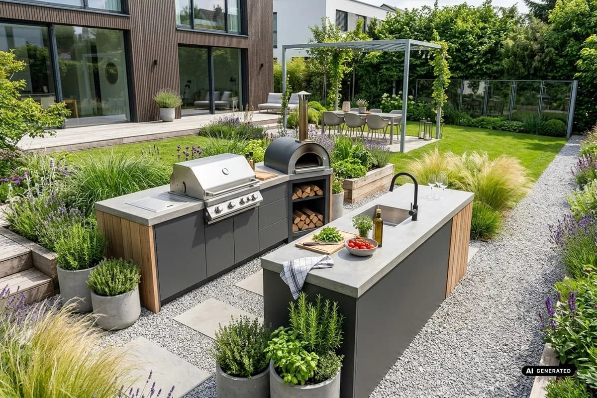 Gartenküche: 9 schöne Ideen – Titelbild